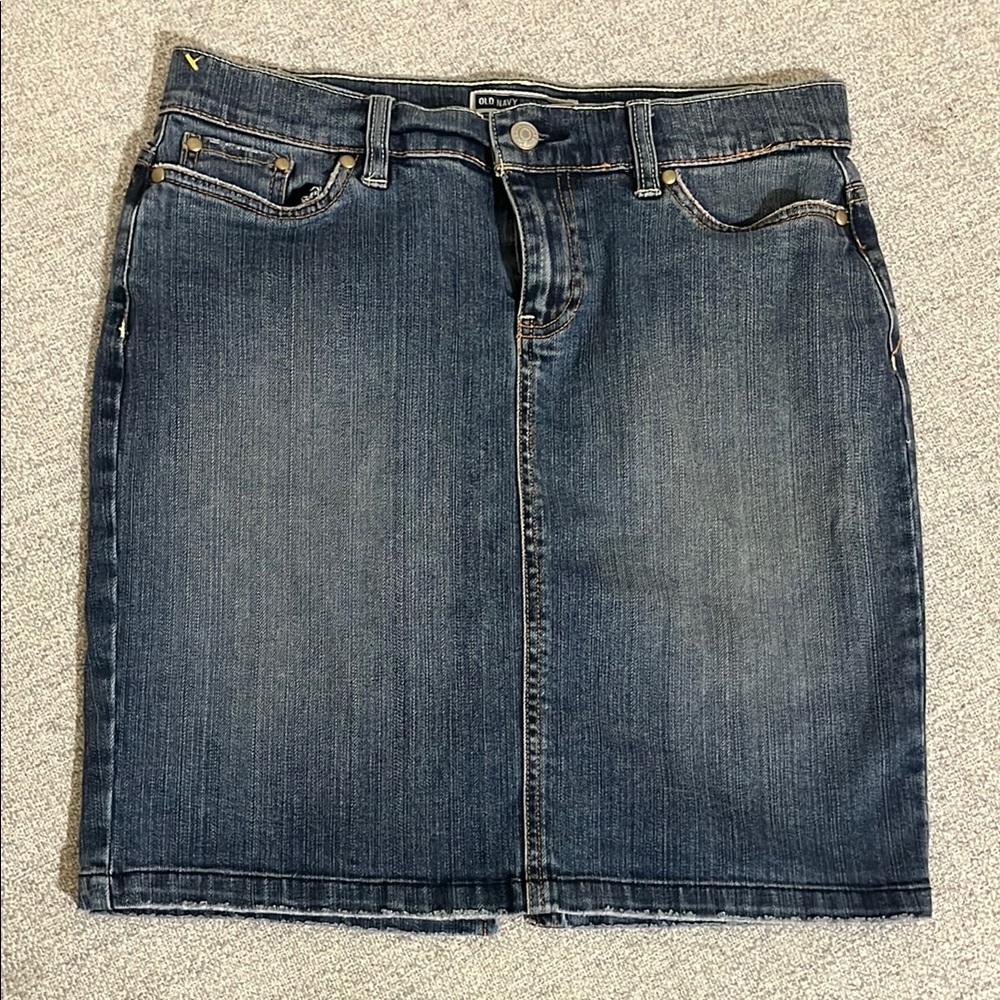 Vintage Low-Rise Old Navy Denim Mini Skirt